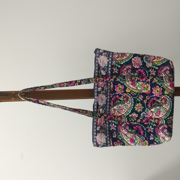 Vera Bradley Petal Paisley Vera Tote Shoulder Bag - Picture 2 of 11